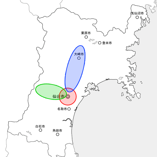 配送エリア目安